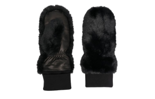 Moose Knuckles Knit Gloves Women's Black