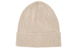 CALVIN KLEIN Nylon, Wool, Viscose, Cashmere Beanies Men's Beige