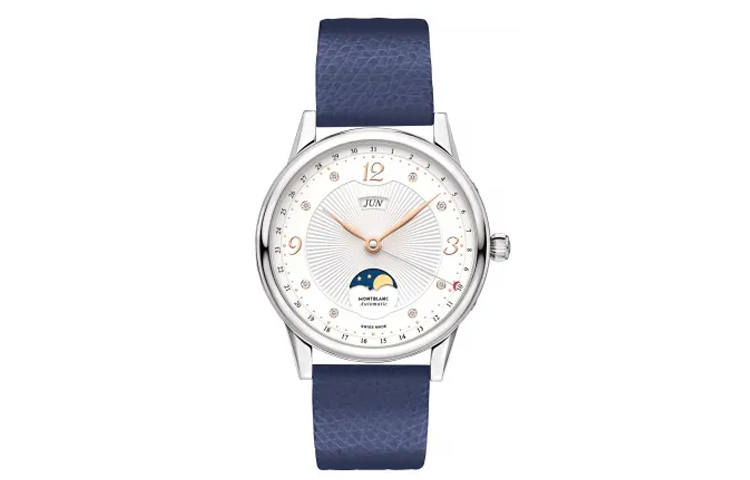 MONTBLANC Baoxi Collection Automatic Mechanical Movement 30m Waterproof Women's Watch 36mm White Dial