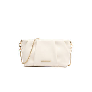 MICOCAH Pu Chain Bag, Shoulder Bag Regular Women's White/Black/Blue