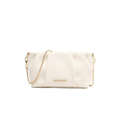 MICOCAH Pu Chain Bag, Shoulder Bag Regular Women's White/Black/Blue