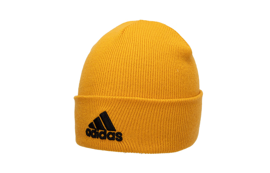 Adidas Adidas Brand Logo Acrylic Beanies Unisex Yellow