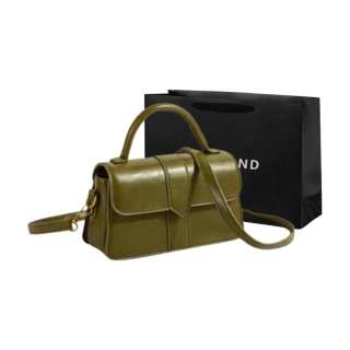 PINK·LAND Pu Shoulder Bag, Crossbody Bag, Handbag Regular Women's Green/Brown/Black