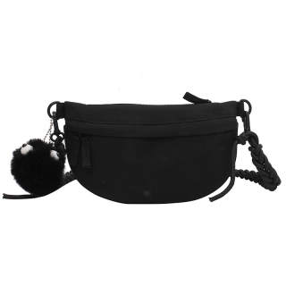 Duoluplo Nylon Fabric Sling Bag Regular Unisex Red/Black/Gray
