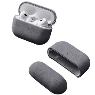 W&P Apple Suede Case With Impact Resistant Minimalist Style Premium Features Headphone Cases