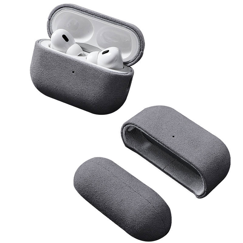 W&P W&P Apple Suede Case With Impact Resistant Minimalist Style Premium Features Headphone Cases