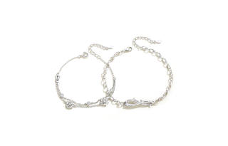 SHANGYINFU Alloy/925 Sterling Silver Bracelets Unisex