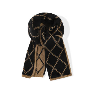J W JW Polyester Knit Scarves Unisex