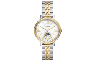 FOSSIL Wrist Watches Quartz Movement 36mm White Dial Women's Watch 30m Water Resistant