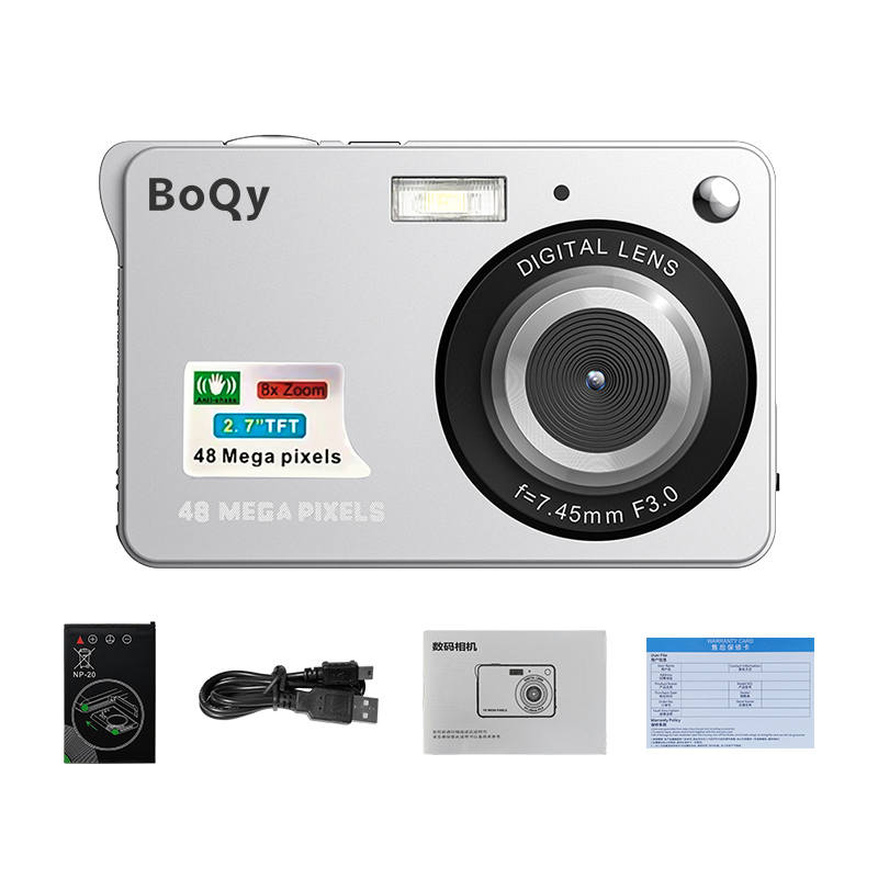 BOQY CDF3 Entry Level Campus VLOG Digital Camera For Students 48MP Photography Videography Integrated
