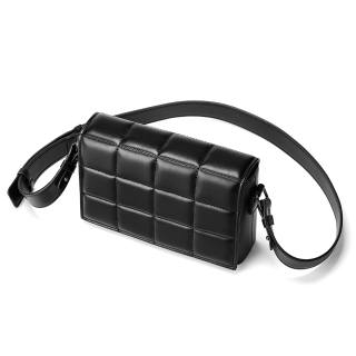 YADAMUI PU Crossbody Bag Regular Unisex Black