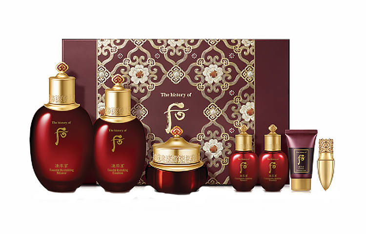 The History Of Whoo Jinyulhyang Facial Moisturizing Skincare Sets Moisturizing And Hydrating Seven Piece Set