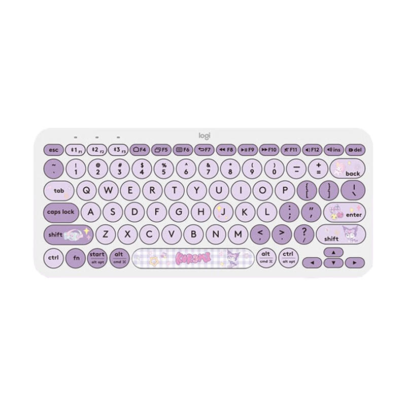 Logitech Logitech K380 Kuromi Collaboration, Skateboard Wireless Bluetooth Keyboard