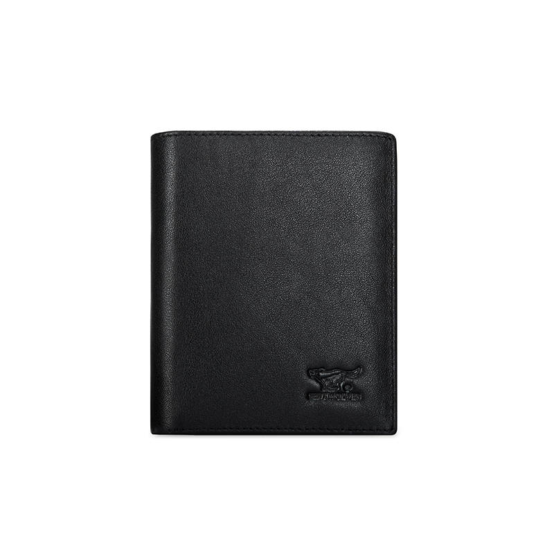SEPTWOLVES Business Casual Top Grain Cow Leather Wallet, Wallet Unisex