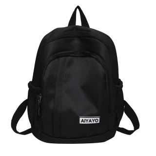 OUZIHUANG Nylon Backpack Large Unisex Pink/Blue/White/Black/Yellow/Green