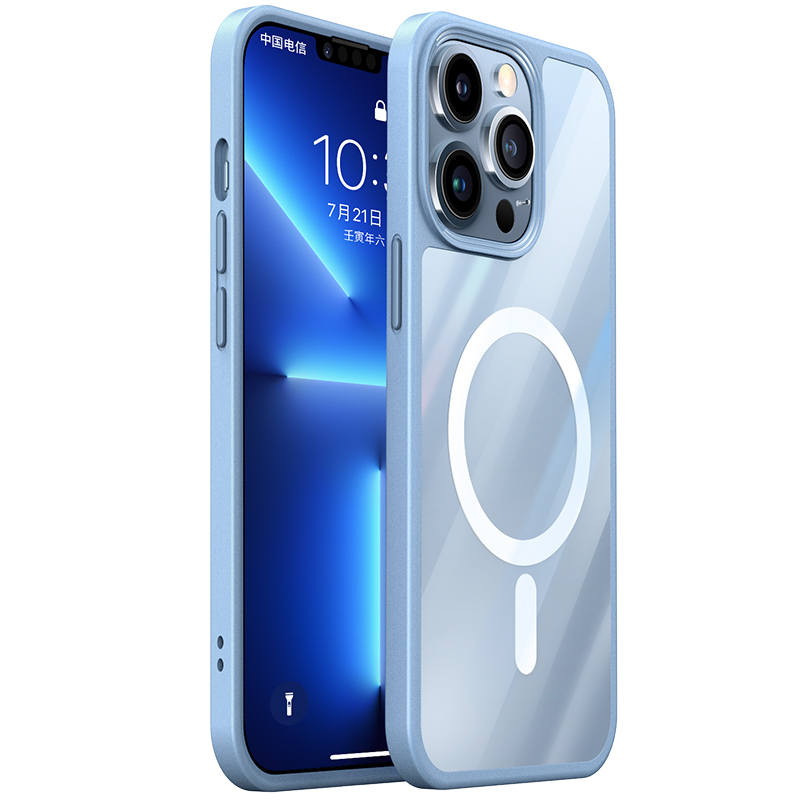 W&P TPU Material Fully Enclosed Impact Resistant Magnetic Glossy Protective Cover Phone Cases