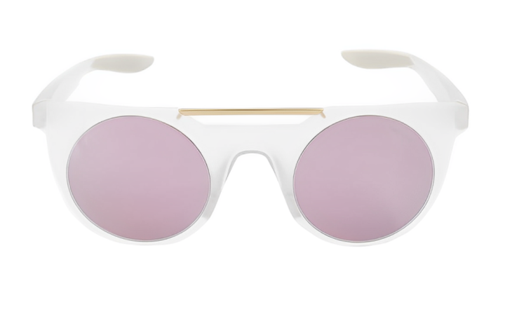 Nike Nike Plastic Aviator Sunglasses Men's White
