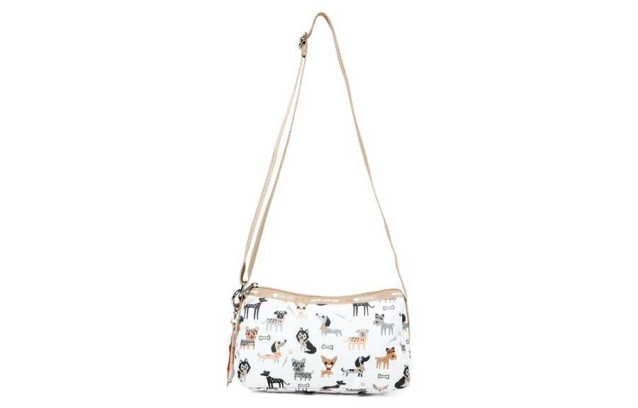 Skechers LeSportsac LePoesi, Collaboration Fabric Shoulder Bag, Crossbody Bag Regular Unisex Multicolor