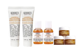 Kiehl's Calendula, Sample Set Purifying Cleanser Gel+Toner+Moisturizer Moisturizing And Nourishing Hydrating
