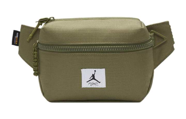 Jordan Jordan Polyester One Shoulder Crossbody Fanny Pack Unisex Light Olive
