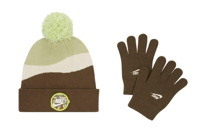 Nike Nike Acrylic Fiber, Nylon, Polyurethane, Polyester Beanies Kids' Brown