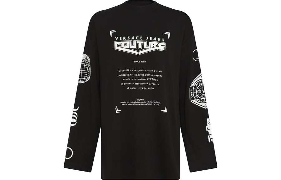 VERSACE JEANS COUTURE FW22 T Shirt Men's Black