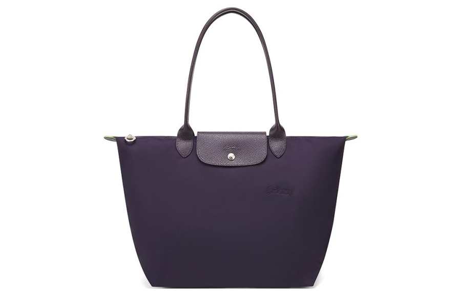 LONGCHAMP Fabric Dumpling Bag Handbag, Shoulder Bag Women's Purple
