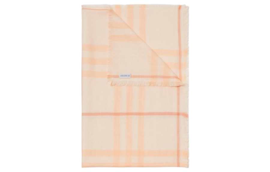 Burberry Burberry checkered reversible frayed scarf