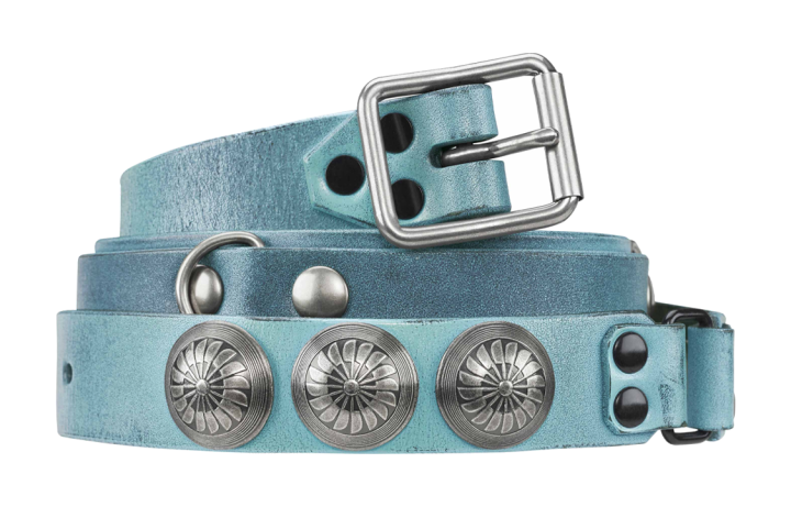 Supreme Supreme Cow Leather Belts Unisex Blue