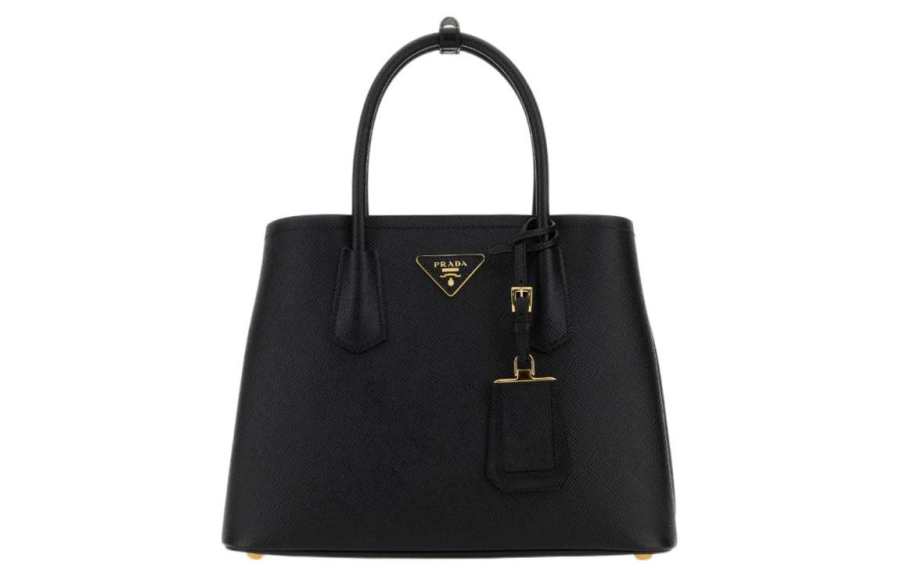PRADA Leather Shoulder Bag, Crossbody Bag, Handbag Small Women's Black