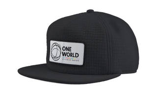 BURTON Letter Print Polyester Hats & Caps Men's Black