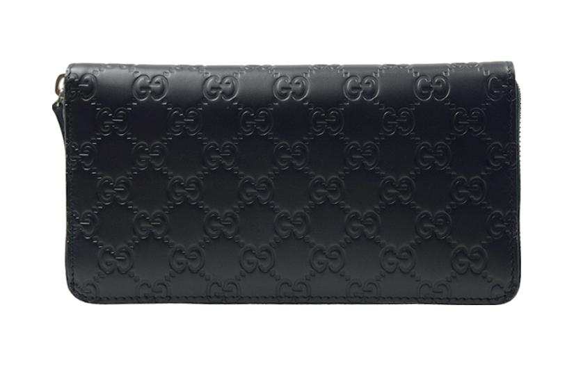 GUCCI GUCCI Leather Wallet Regular Unisex Black