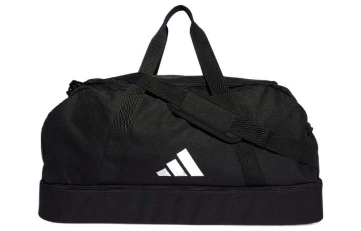 Adidas Adidas Recycled Polyester Plain Weave Fabric Travel Bag Large Unisex Black