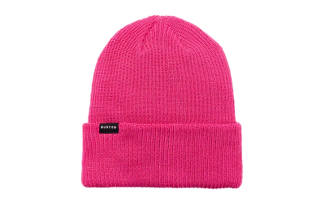 BURTON Polyester Beanies Unisex Rose Red
