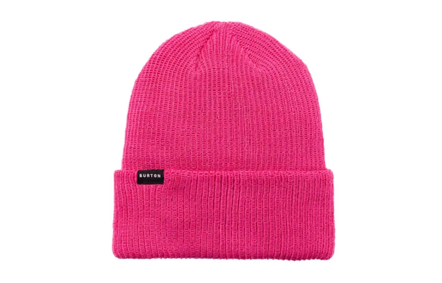 BURTON Polyester Beanies Unisex Rose Red