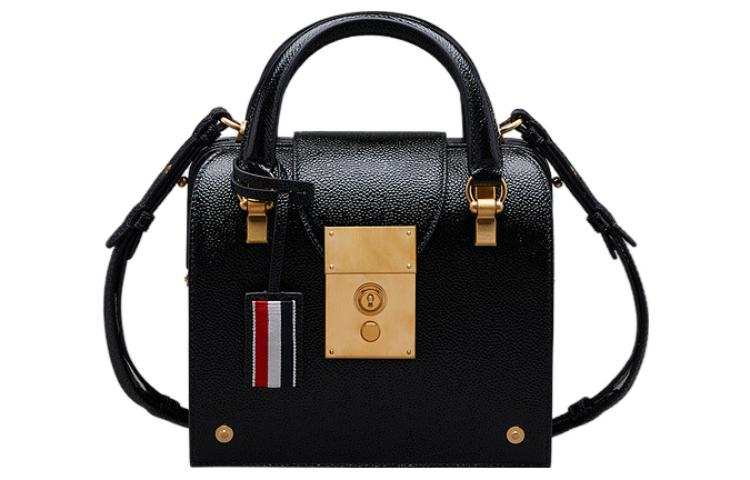THOM BROWNE THOM BROWNE· Cow Leather One Shoulder Handbag, Crossbody Bag Mini Women's Black