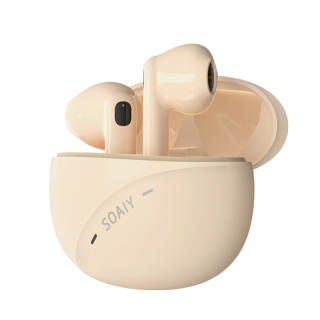 SOAIY SL25 Bluetooth 5.3 Lightweight Half In Ear True Wireless Call Noise Cancellation Bluetooth Headset