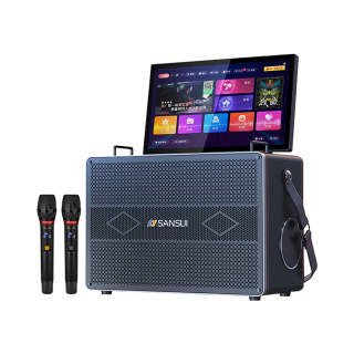 SANSUI Home Video Karaoke Speaker High Power Karaoke Outdoor Speaker Display Screen All in One Computers