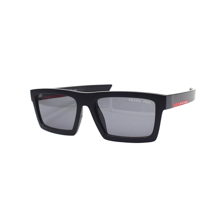 PRADA PRADA Rectangular Sunglasses Men's Matte Black