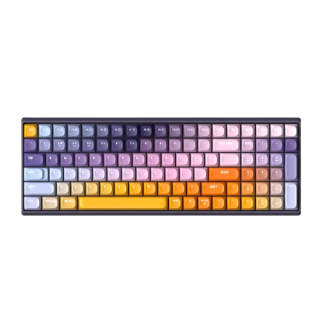 LOFREE Little Star River Mechanical Tri Mode Wireless Bluetooth Laptops Women's Office Red Switch Keyboards