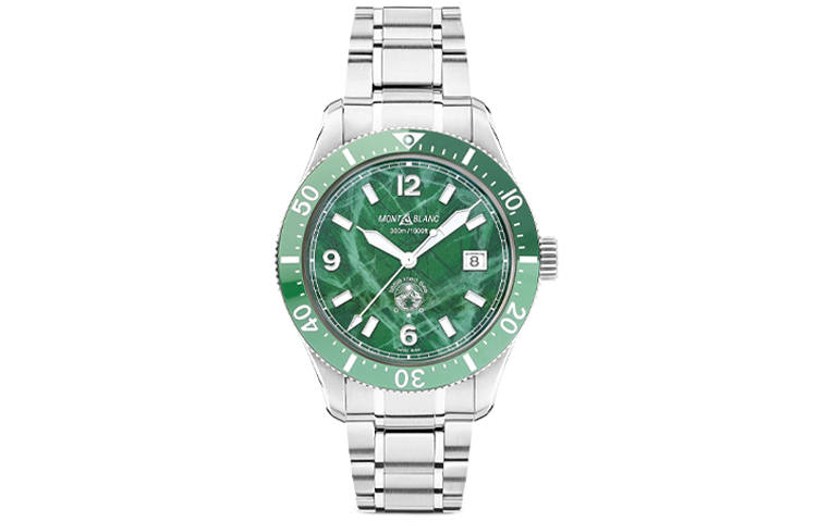 MONTBLANC 1858 Collection Automatic Mechanical Movement 300m Waterproof Men's Watches Watch 41mm Green Dial