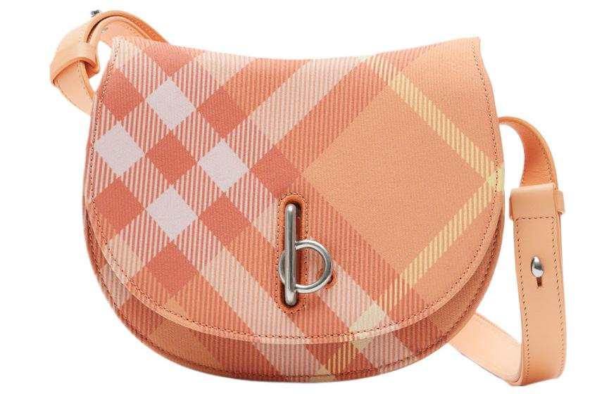 Burberry Polyester Crossbody Bag, Shoulder Bag Women's Peach