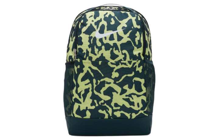Nike Nike Polyester Backpack Men's Dark Jungle & Light Lemon & White