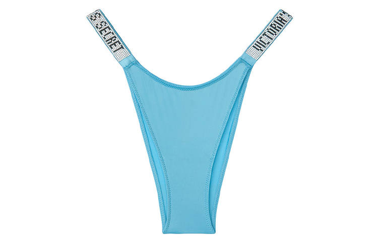 Victoria's Secret Thong Women's 1 Pack Romantic Blue