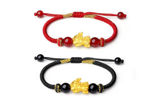 YINCHIE 999 Fine Silver Material Bracelets Unisex Good Luck