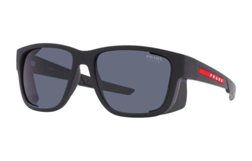 PRADA PRADA Plastic Square Sunglasses Unisex Black