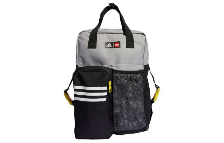 Adidas Adidas LEGO Collaboration Polyester Backpack Men's Black & Medium Gray Heather Pure Gray