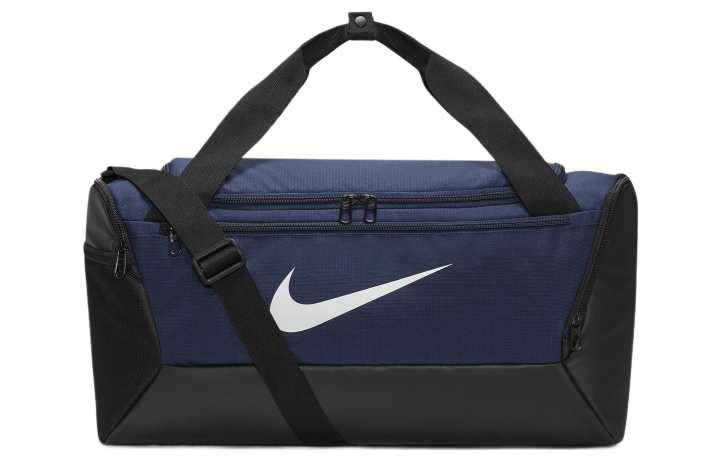 Nike Nike Polyester Training Luggage Bag Gym Bag Small Unisex Midnight Marine Blue & Black & White