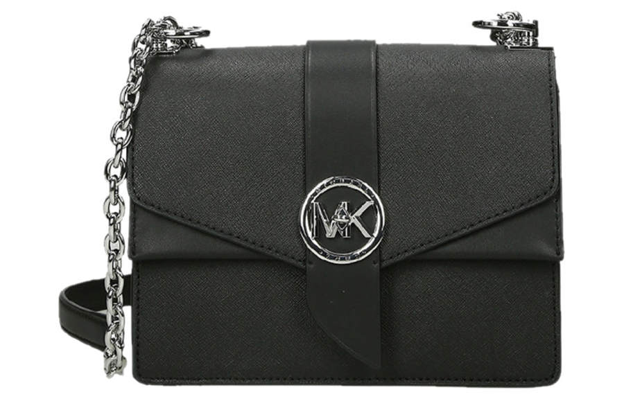 MICHAEL KORS Leather Shoulder Bag Small Women's Black
