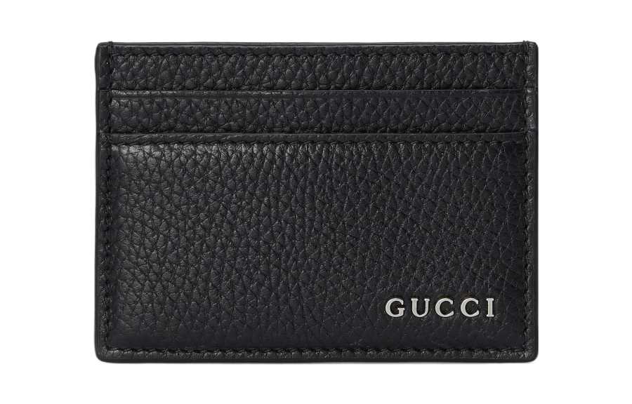 GUCCI Soho Leather Card Holder Card Holder Men's Black